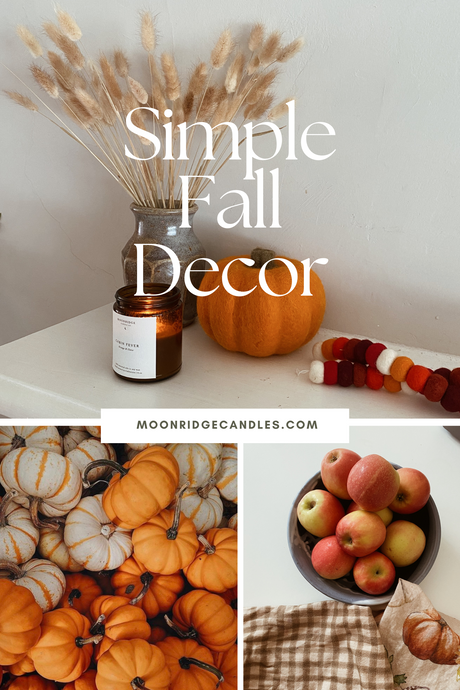 Simple Fall Decoration - 3 Things I use to make my home ready for Fall