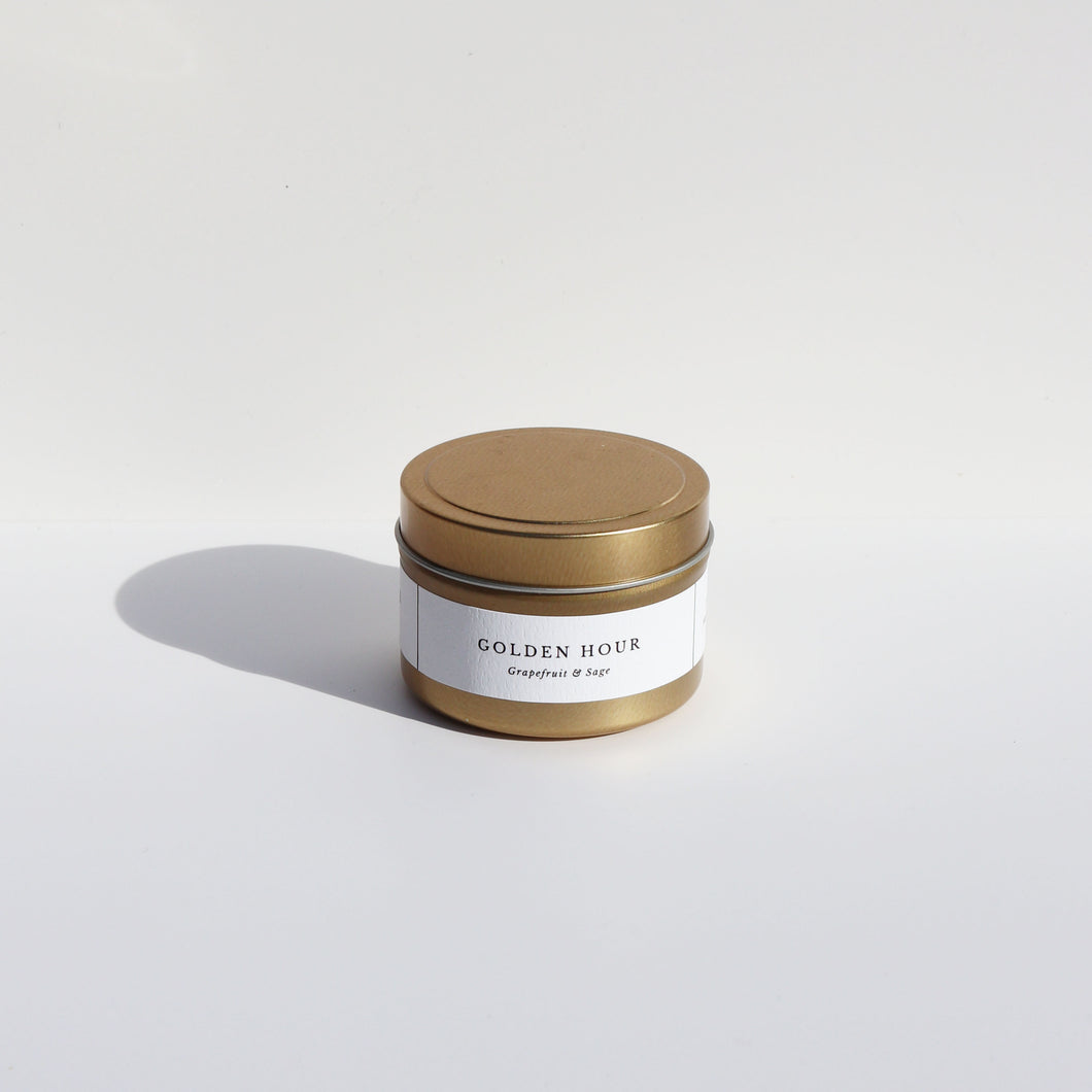 Golden Hour Travel Candle